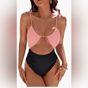 NWT Blooming Jelly Womens One Piece Swimsuit Tummy Control Bathing Suit (dec16)